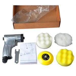 3-Inch Mini Air Polishing Kit 3-Inch Mini Polisher with the sanding pad and form pad and wool buffing